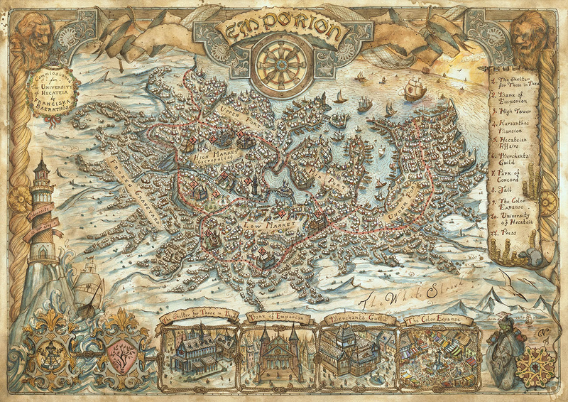 Illustration for article titled A Collection Of Beautiful, Hand-Drawn Maps For Video Games And RPGs